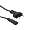 EU Power cord 1.5 m length Euro connector type C (CEE7/16) straight to C7